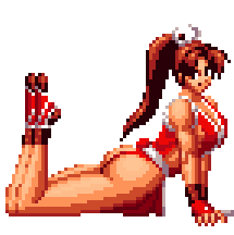 Ma Holographic Pixel Vixen Sticker